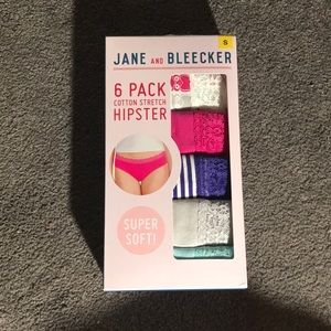 6 Pack Cotton Stretch Hipster Underwear